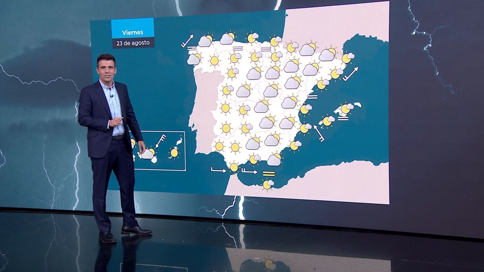 César Gonzalo avanza el tiempo del fin de semana: 