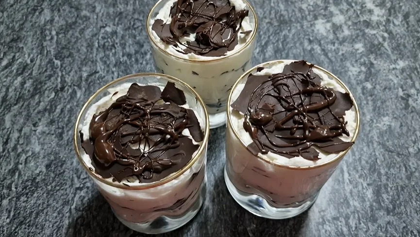 Vasitos de tarta de comtessa