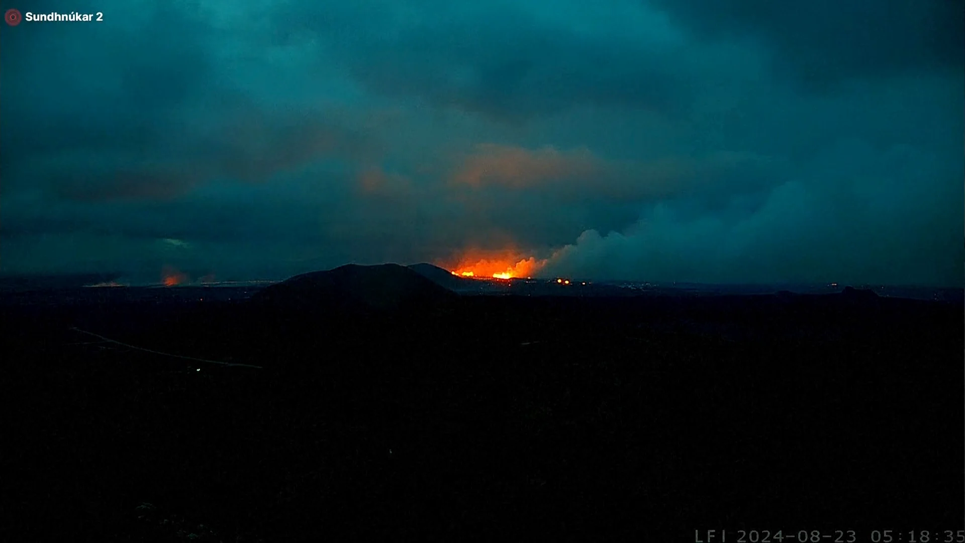 Volcán en Islandia Volcán en Islandia
