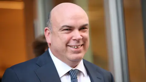 Fotografía de archivo del 25/3/2019 del magnate tecnológico británico Mike Lynch. Fotografía de archivo del 25/3/2019 del magnate tecnológico británico Mike Lynch.