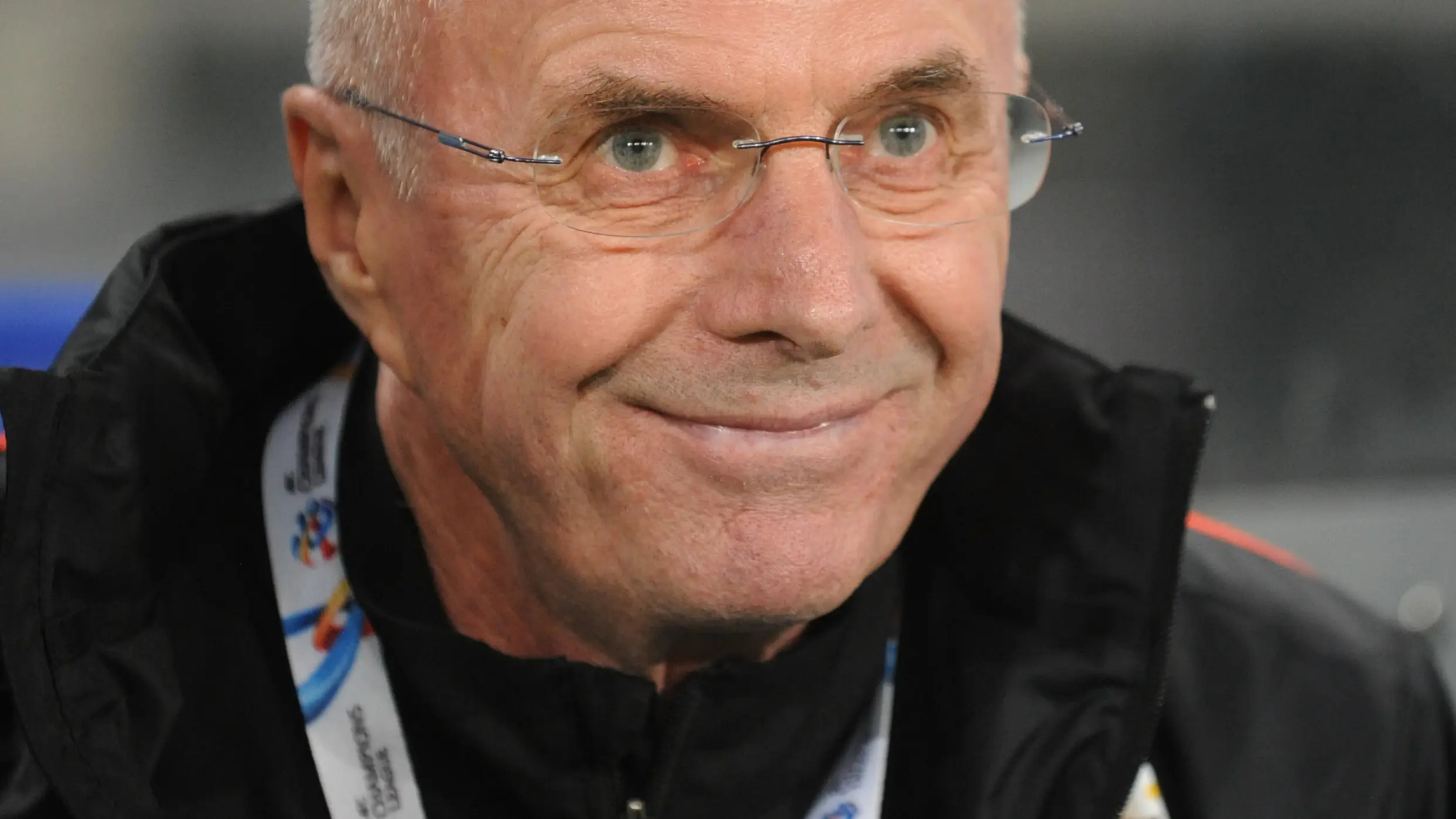 El entrenador Sven-Göran Eriksson El entrenador Sven-Göran Eriksson