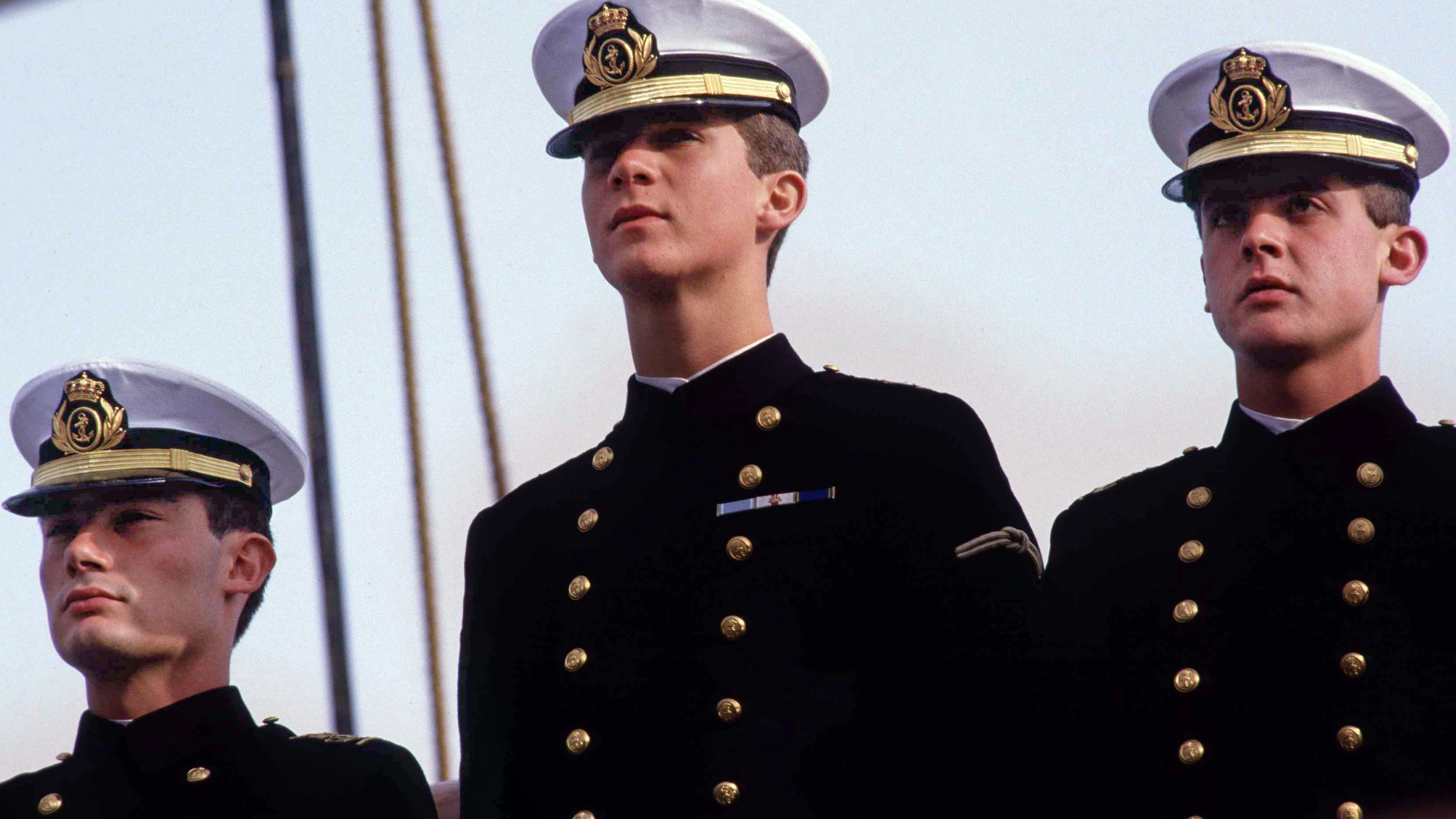 Felipe VI en su formación en la escuela naval Felipe VI en su formación en la escuela naval