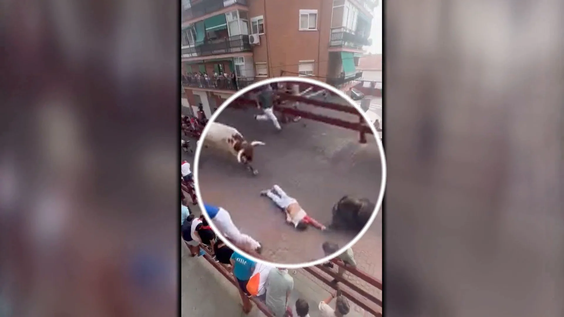 Corneado en los encierros de San Sebasti&aacute;n 