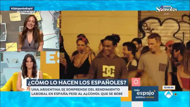 La conclusi&oacute;n de una argentina residente en Espa&ntilde;a: "El nivel de ingesta de alcohol es alucinante"