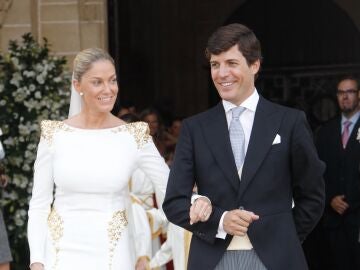 Mercedes Bohórquez, hermana de Borja, en su boda