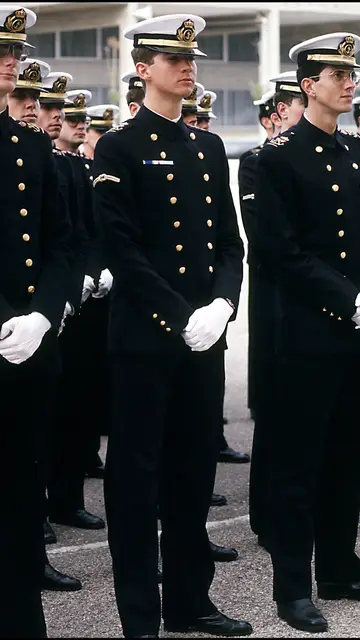 Felipe VI en su formación en la escuela naval Felipe VI en su formación en la escuela naval