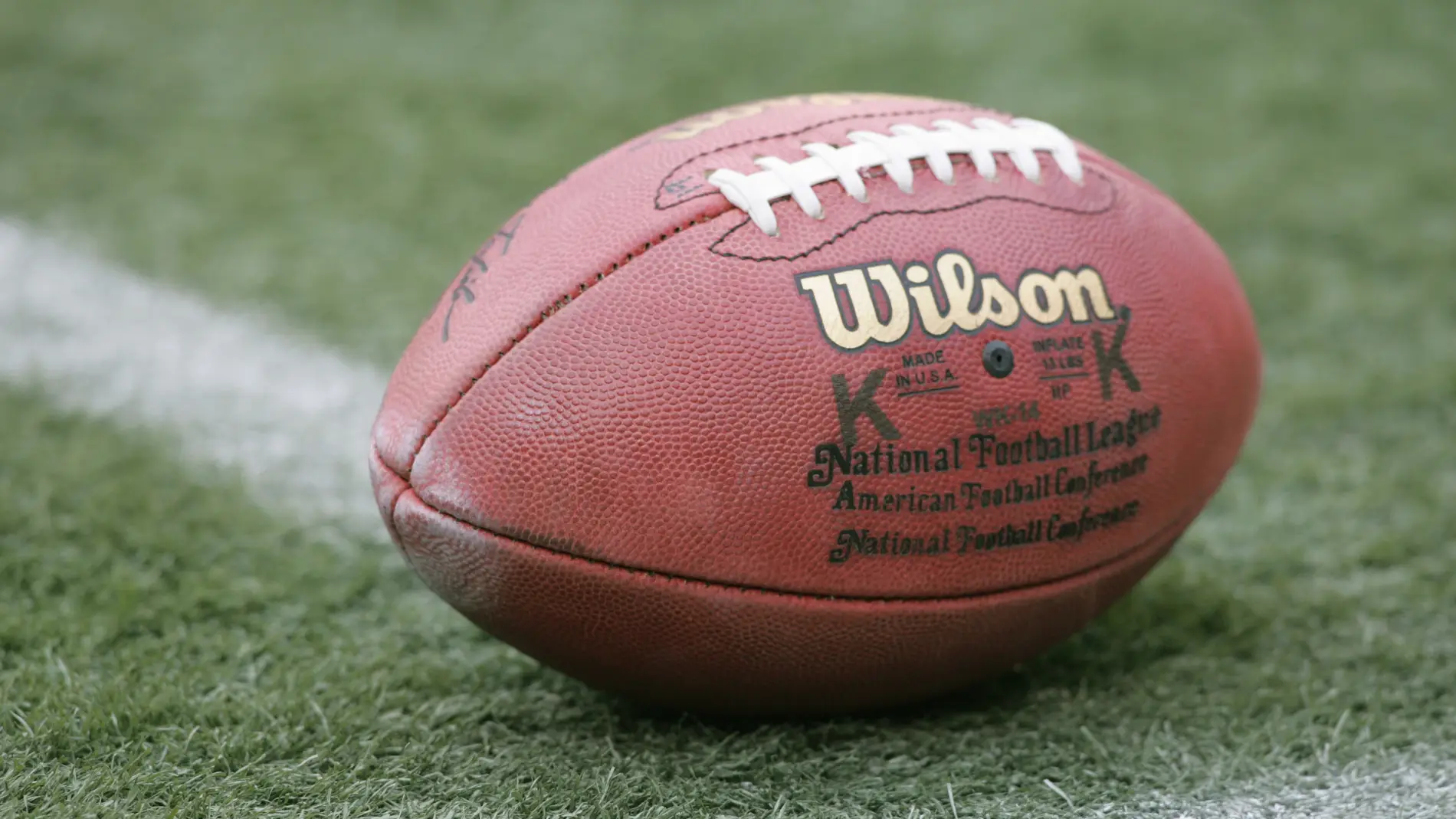 Imagen de una balón de fútbol americano Imagen de una balón de fútbol americano