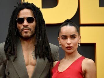 Lenny Kravitz en la premiere de Parpadea dos veces, el debut de su hija Zoe como directora