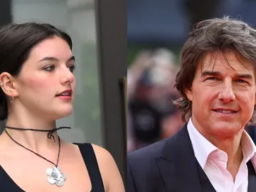 Tom Cruise y su hija Suri Tom Cruise y su hija Suri