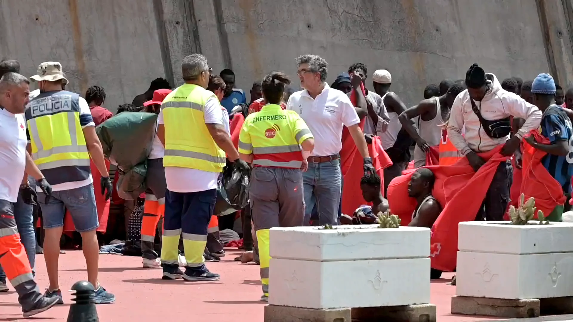 Migrantes en El Hierro