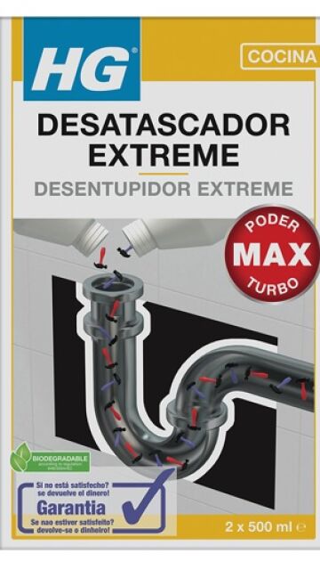 HG Desatascador Extreme poder Max turbo