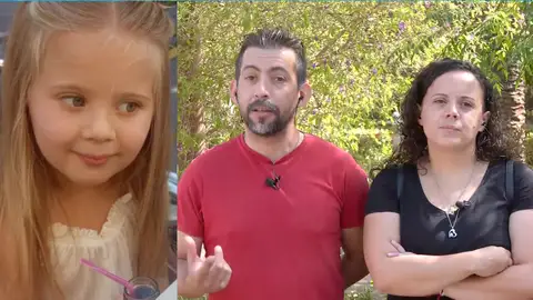 Rocío y David, padres de la menor fallecida, en Espejo Público Rocío y David, padres de la menor fallecida, en Espejo Público