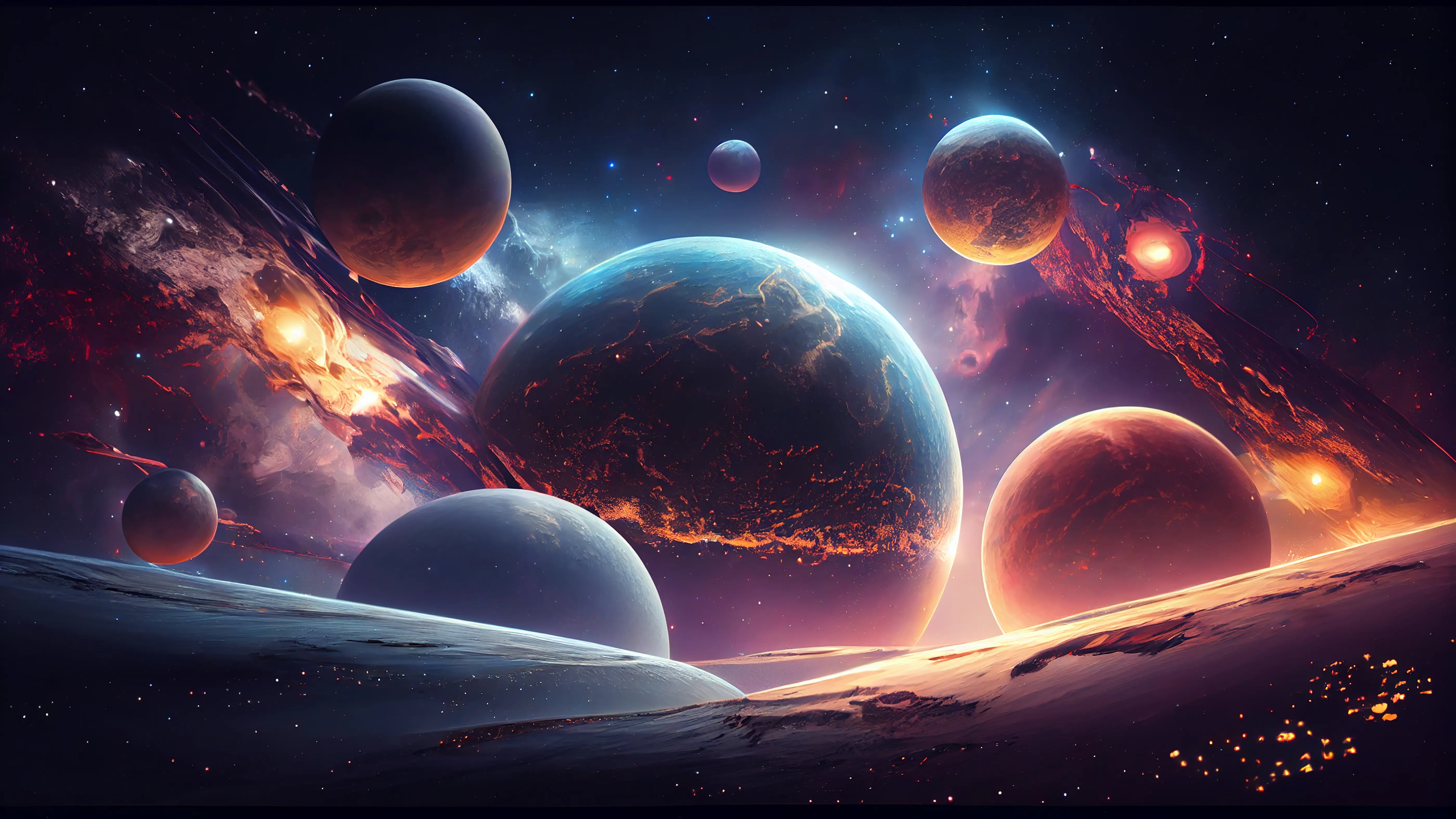 Planetas, imagen de archivo Planetas, imagen de archivo