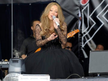 Mariah Carey en un concierto