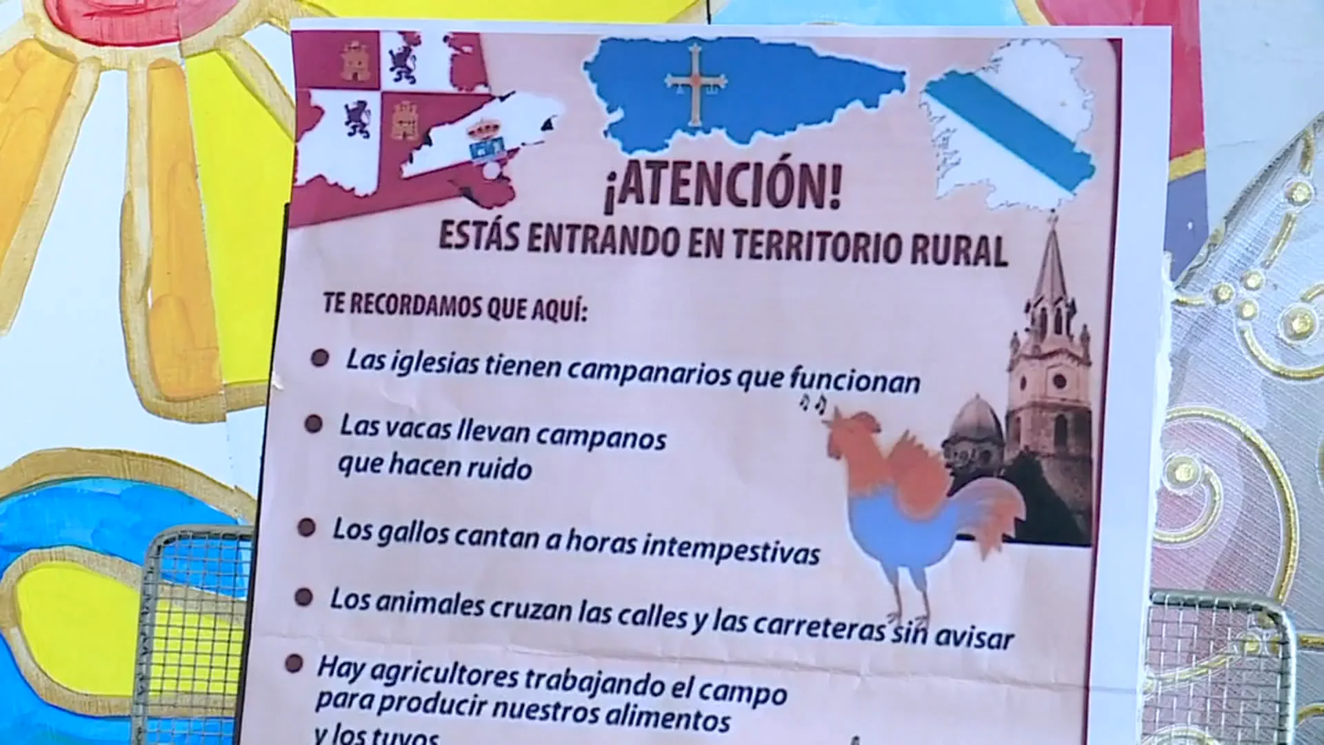 Se van porque les molesta el canto del gallo