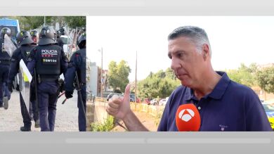 García Albiol (PP) acude al desalojo de un bloque okupado: 