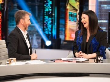 Laura Pausini reta a Pablo Motos a enfadarse: &ldquo;&iquest;T&uacute; gritas cuando te enfadas?&rdquo;