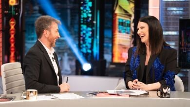 Laura Pausini reta a Pablo Motos a enfadarse: “¿Tú gritas cuando te enfadas?”