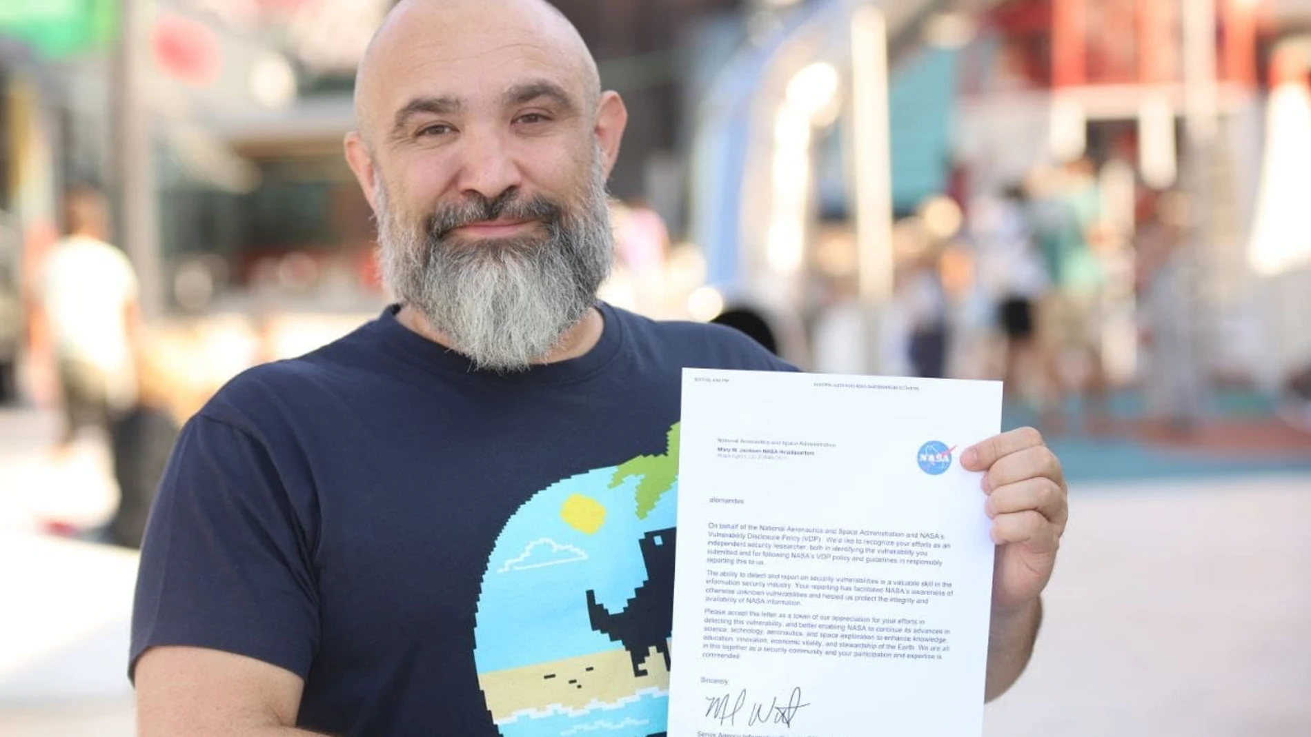 Uno de los hackers que han recibido una carta de la NASA Uno de los hackers que han recibido una carta de la NASA