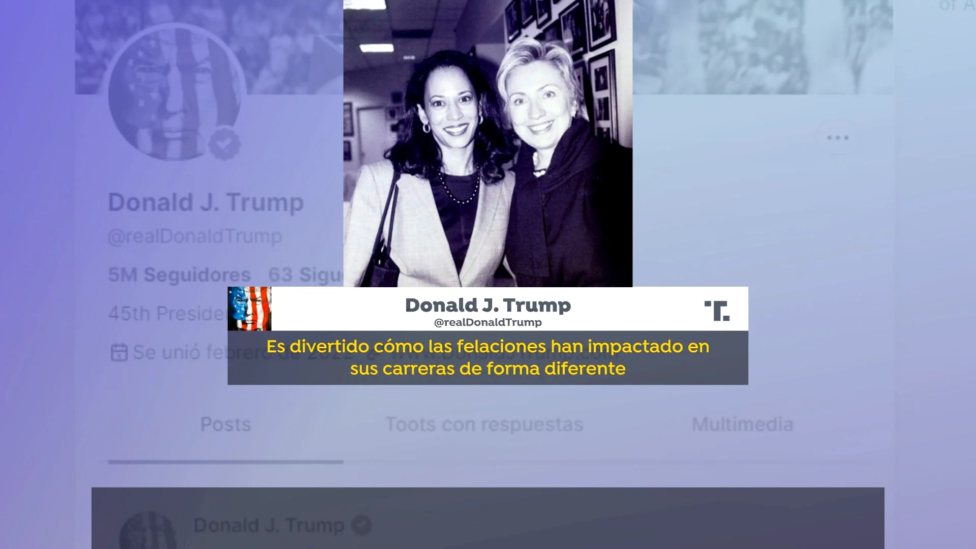Trump haciendo referencia a favores sexuales Trump haciendo referencia a favores sexuales