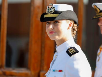 La princesa Leonor ingresa en la Escuela Naval de Marín