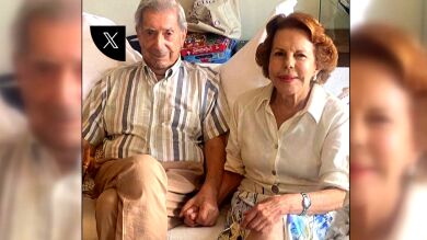La fotografía de Mario Vargas Llosa con su exmujer, Patricia Llosa, que hace frente a los rumores sobre su salud