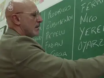 Luis de La Fuente da la lista de España Luis de La Fuente da la lista de España