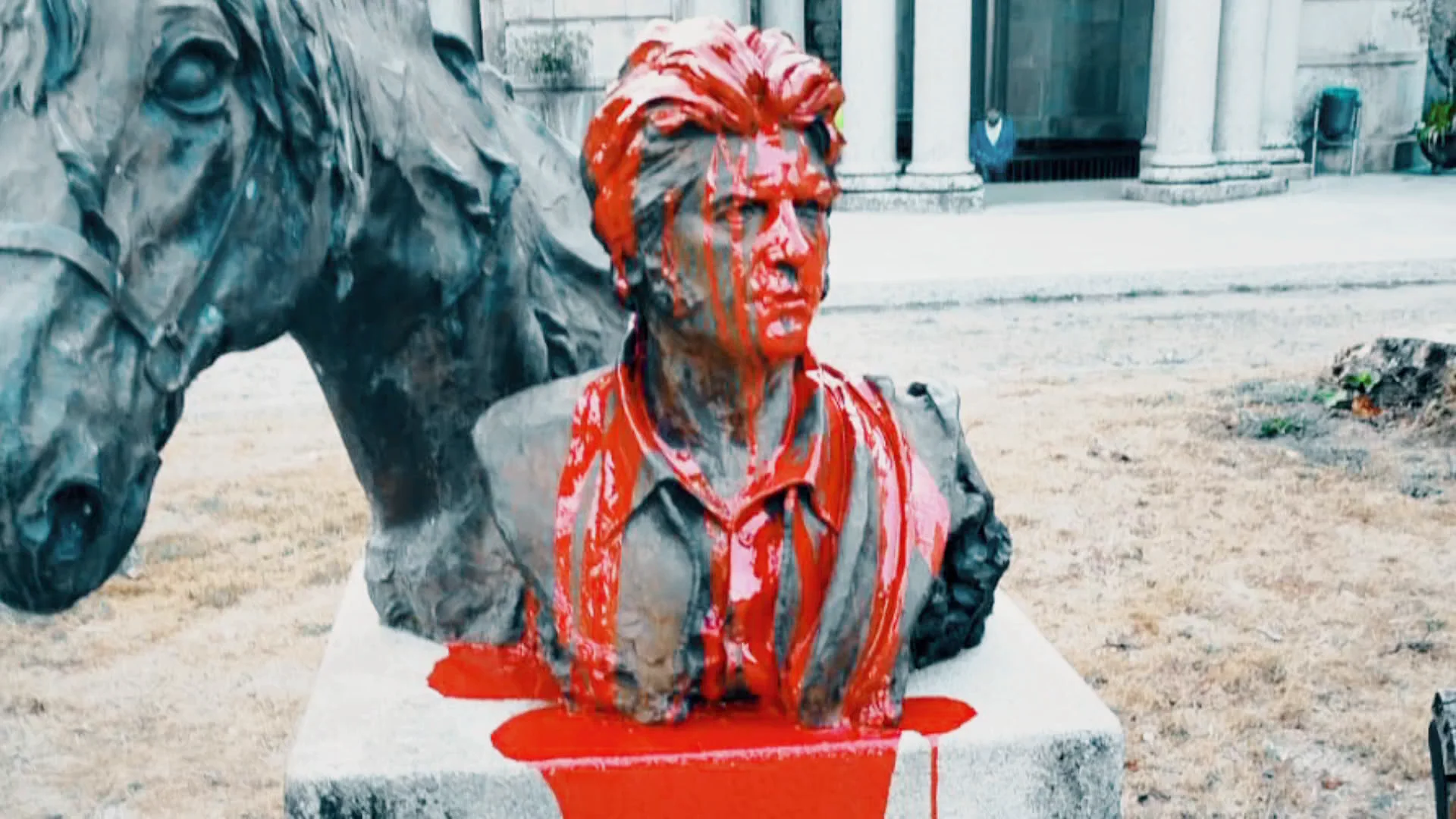 Estatua de Sancho Garc&iacute;a