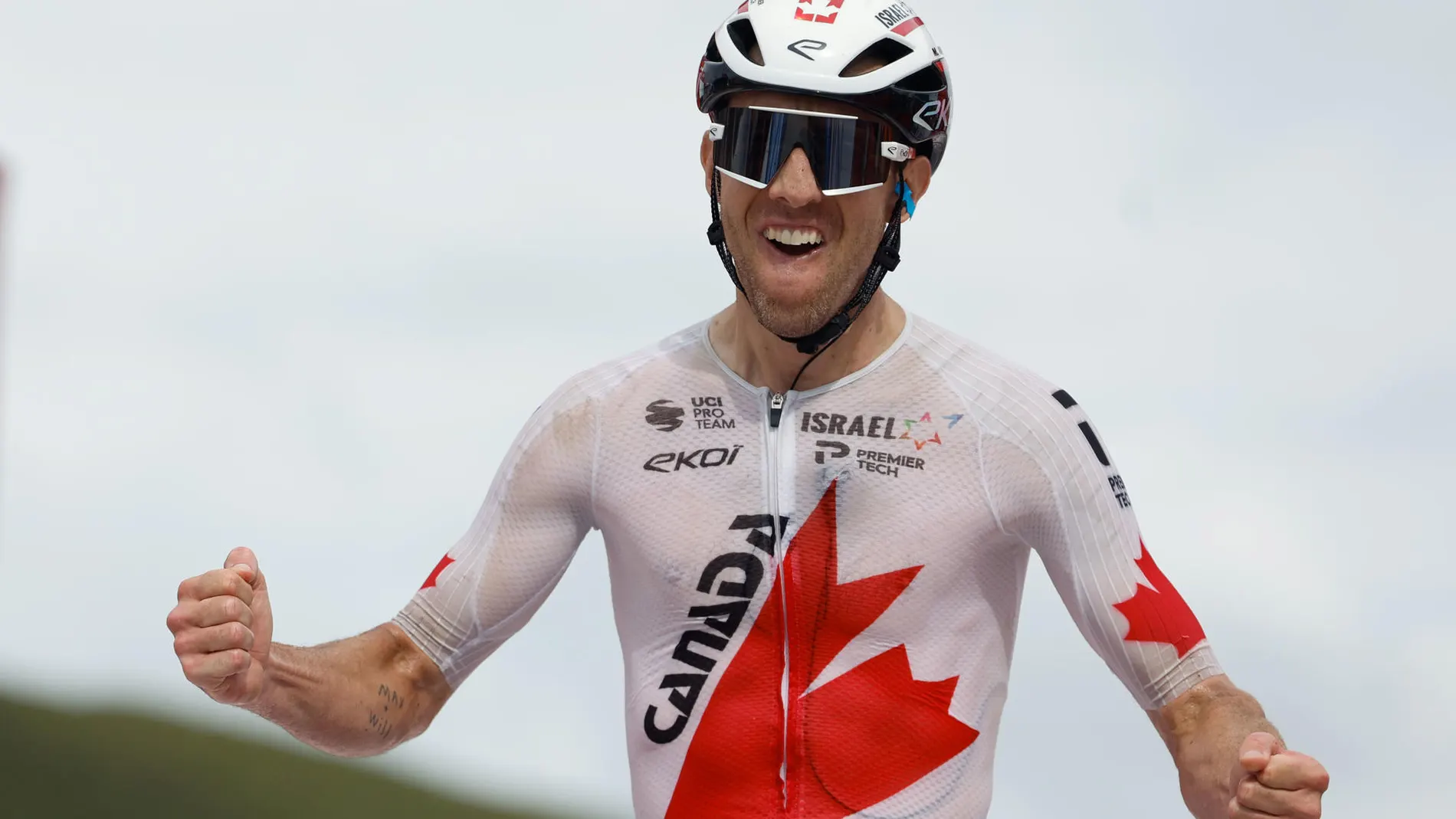 Woods en la etapa 13 de La vuelta Woods en la etapa 13 de La vuelta