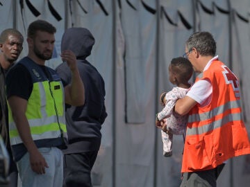 magen de los 174 inmigrantes rescatados en la mañana de hoy