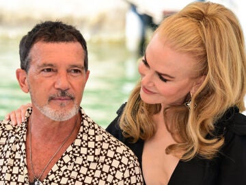 Antonio Banderas y Nicole Kidman en el Festival de Venecia