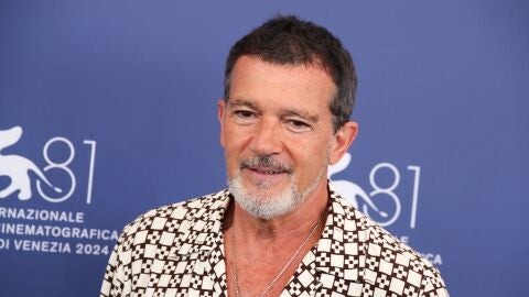 Antonio Banderas en la presentación de Babygirl en el Festival de Venecia