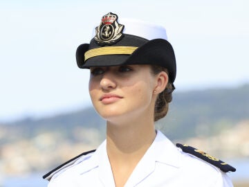 La princesa Leonor en la Escuela Naval de Marín