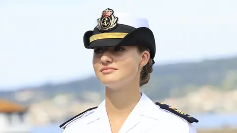La princesa Leonor en la Escuela Naval de Marín La princesa Leonor en la Escuela Naval de Marín