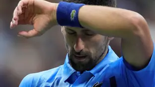 Djokovic, cabizbajo en el US Open ante Popyrin Djokovic, cabizbajo en el US Open ante Popyrin