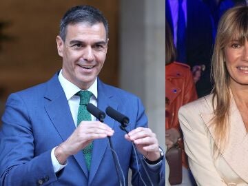 Imagen de Pedro Sánchez y Begoña Gómez.