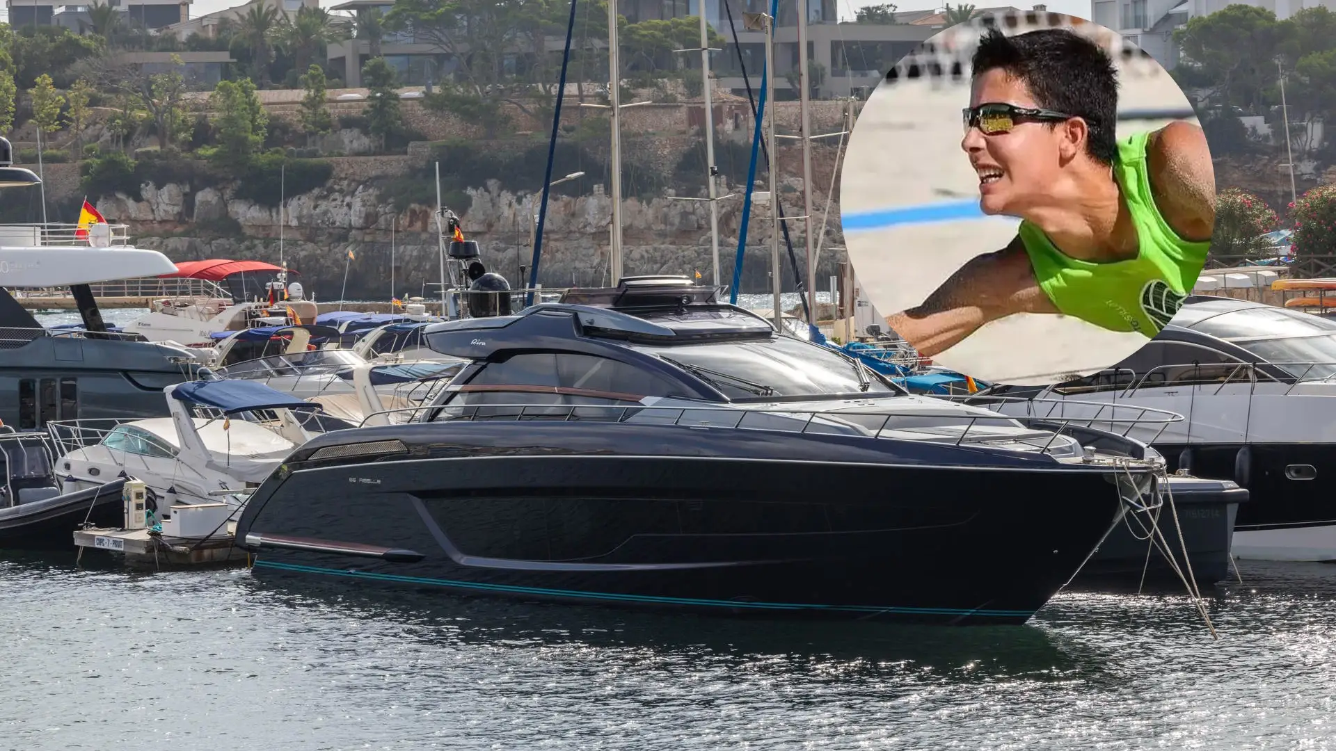 El yate que habr&iacute;a arrollado al joven Comamala