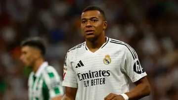 Kylian Mbappé en el partido contra el Betis Kylian Mbappé en el partido contra el Betis