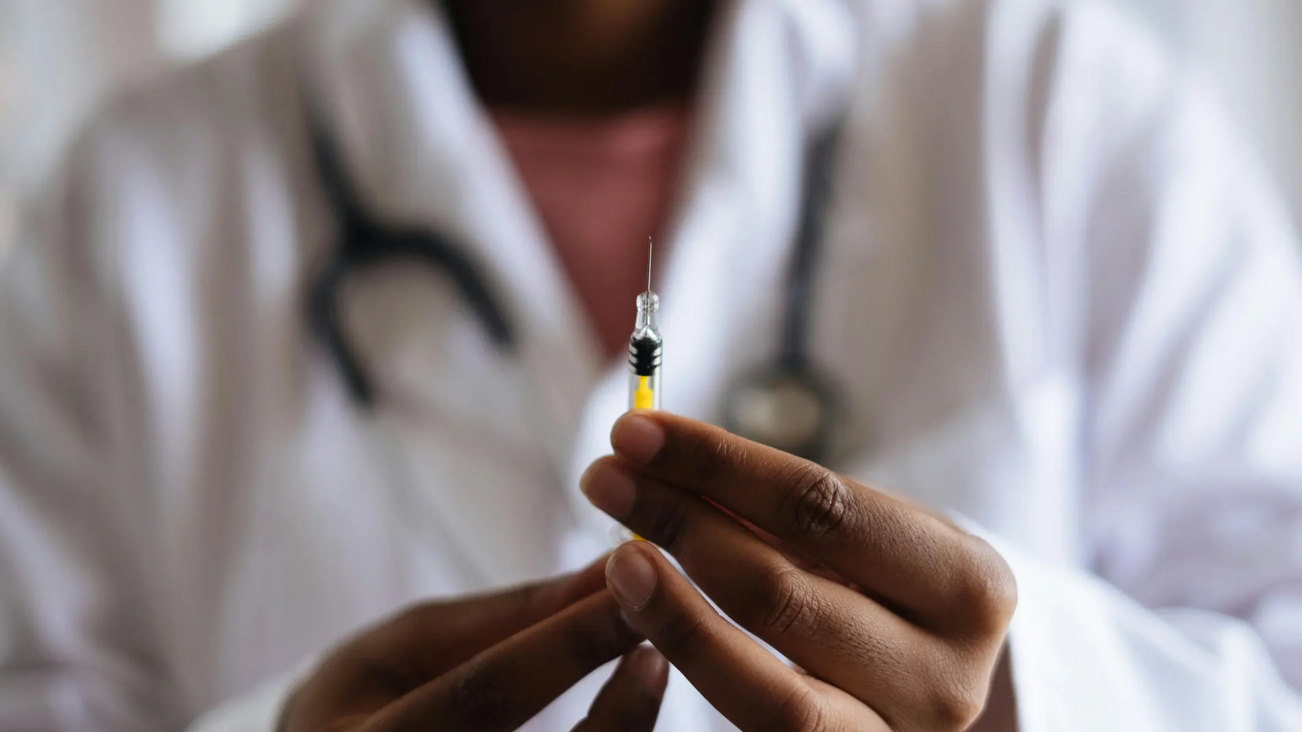 Imagen de archivo de una jeringuilla Imagen de archivo de una jeringuilla