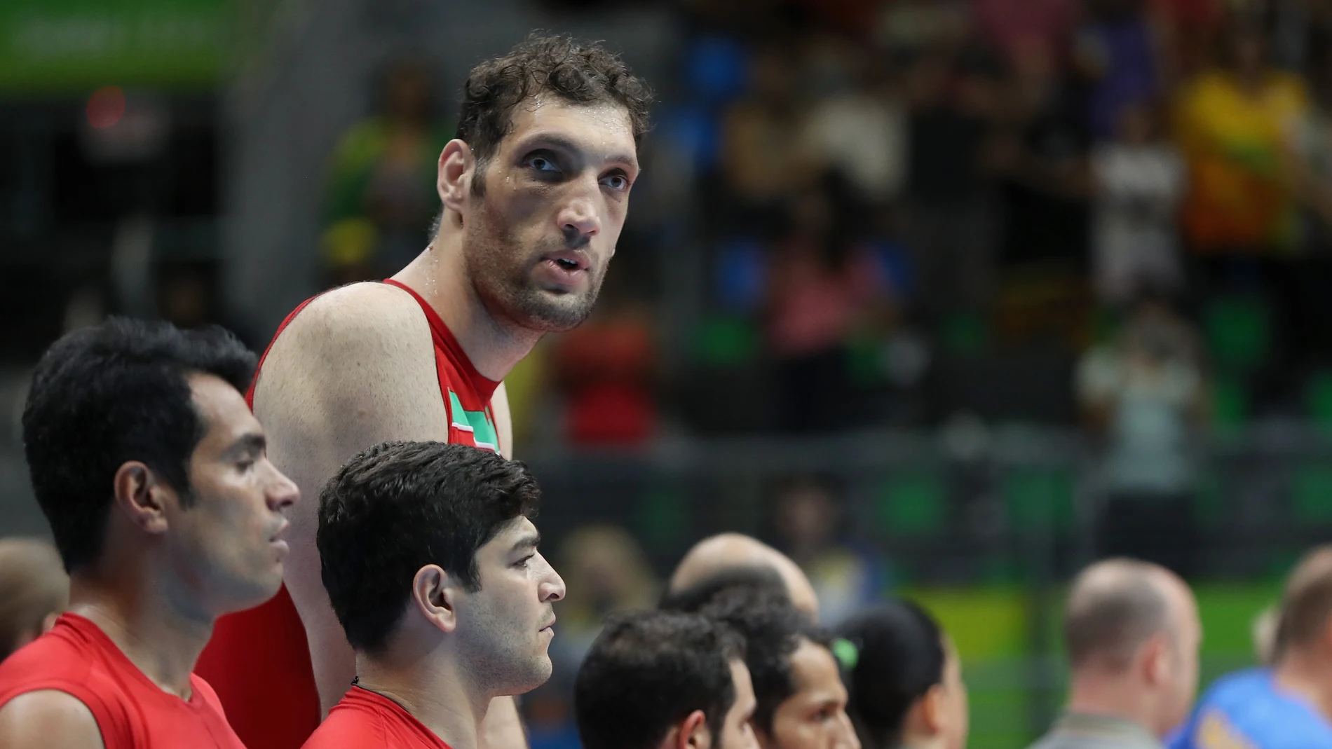 Morteza Mehrzad con la selección de Irán Morteza Mehrzad con la selección de Irán