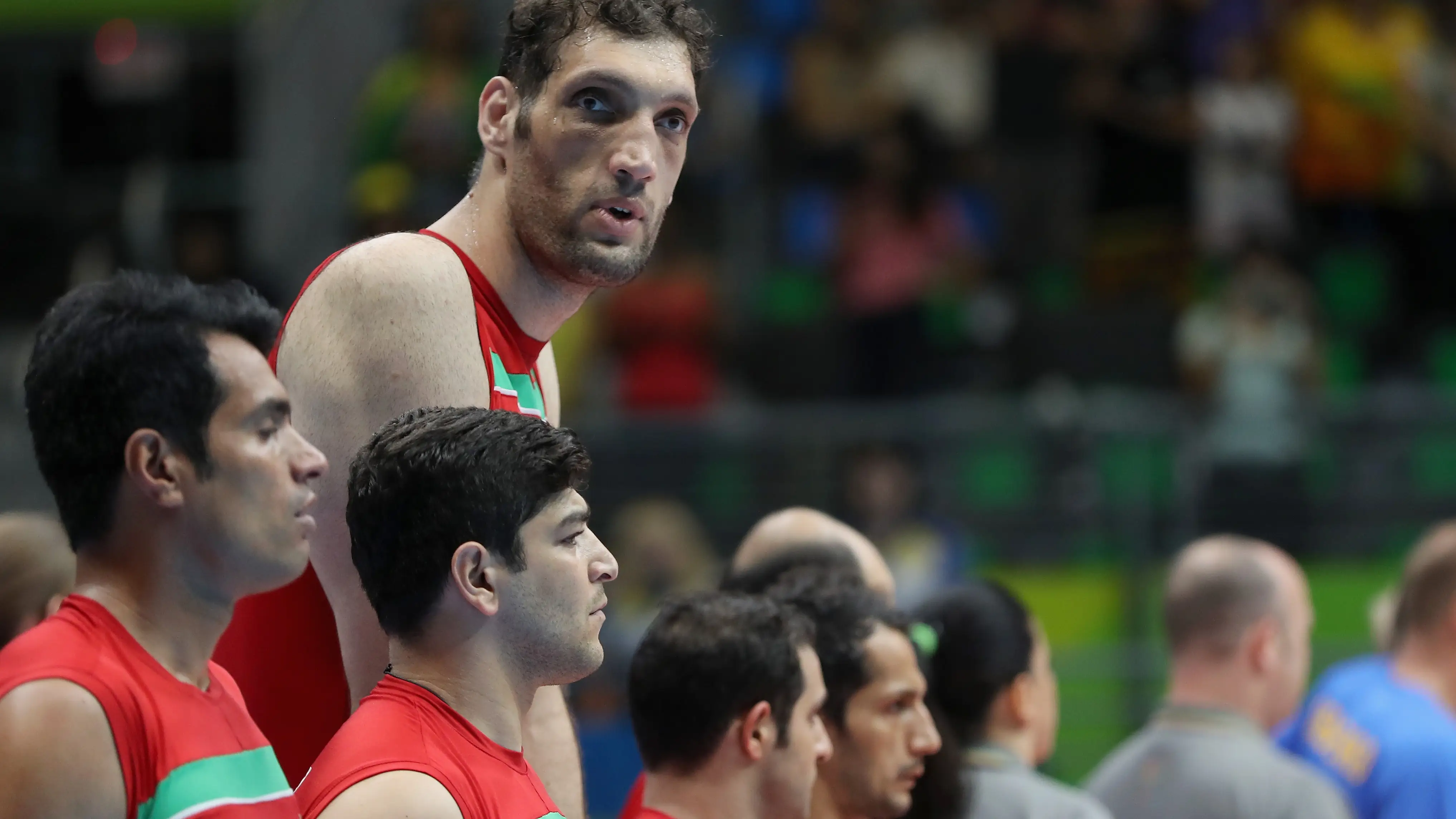 Morteza Mehrzad con la selección de Irán Morteza Mehrzad con la selección de Irán
