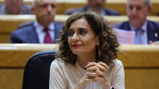 Imagen de archivo de la vicepresidenta primera y ministra de Hacienda, Mar&iacute;a Jes&uacute;s Montero