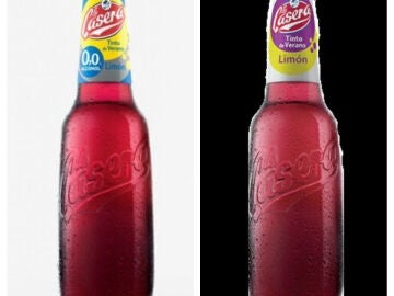 Botellas de tinto de verano de La Casera