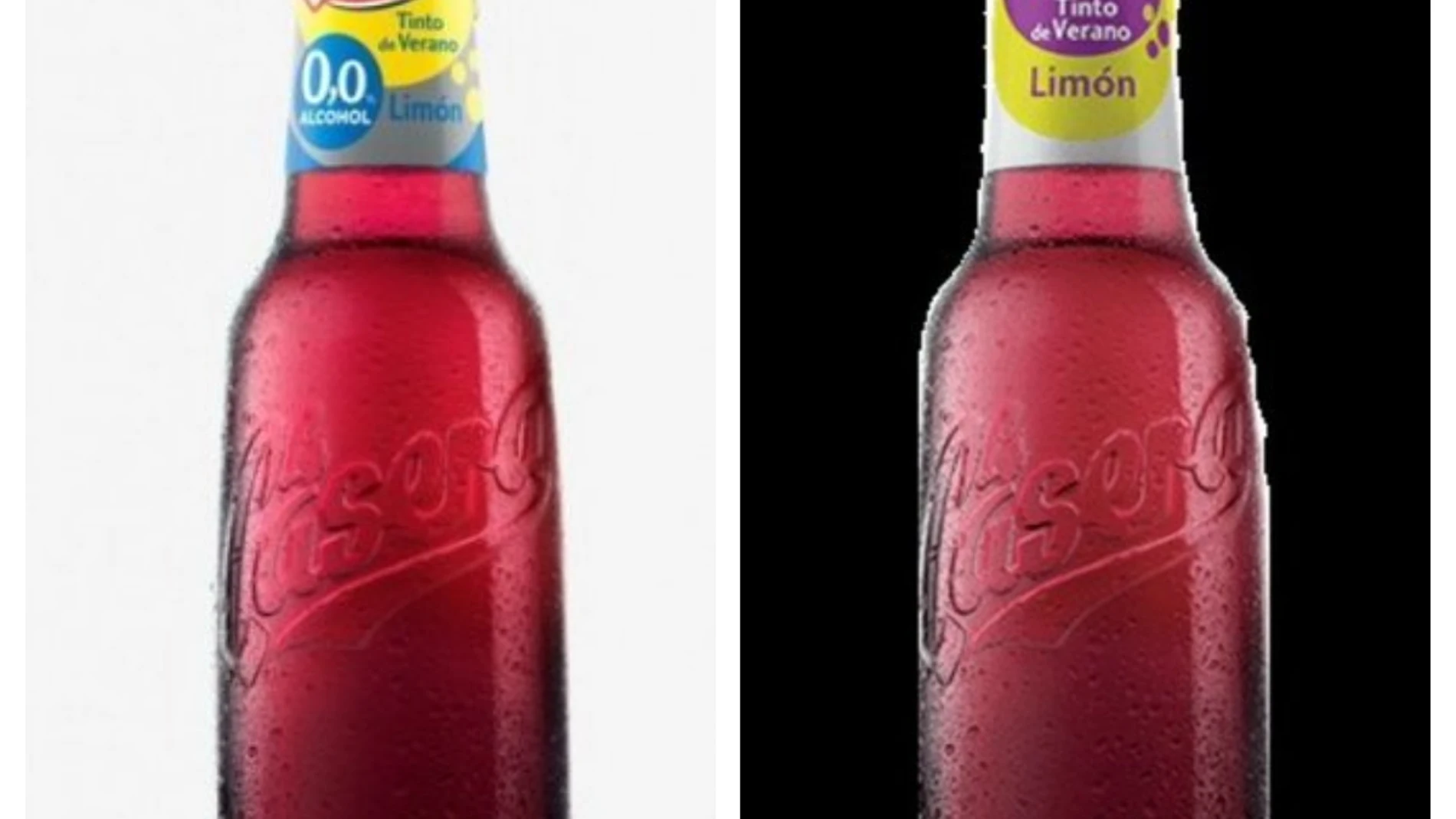 Botellas de tinto de verano de La Casera Botellas de tinto de verano de La Casera