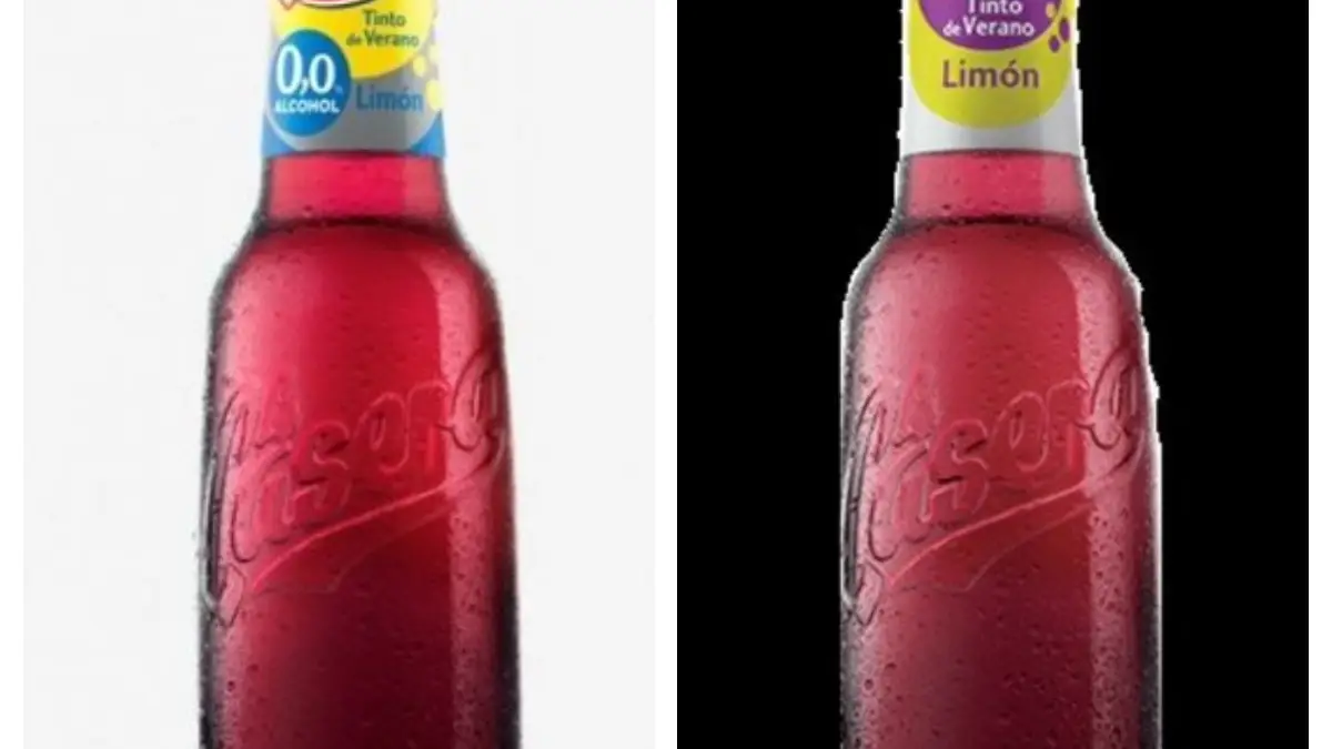 Botellas de tinto de verano de La Casera
