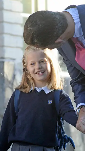 Leonor a los 7 años Leonor a los 7 años