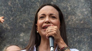 Mar&iacute;a Corina Machado, l&iacute;der de la oposici&oacute;n venezolana