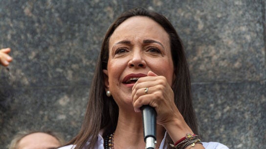 Mar&iacute;a Corina Machado, l&iacute;der de la oposici&oacute;n venezolana