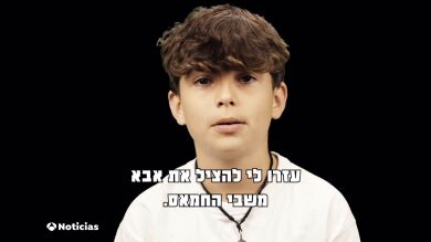 VIDEO | Un niño israelí pide la liberación de su padre: 
