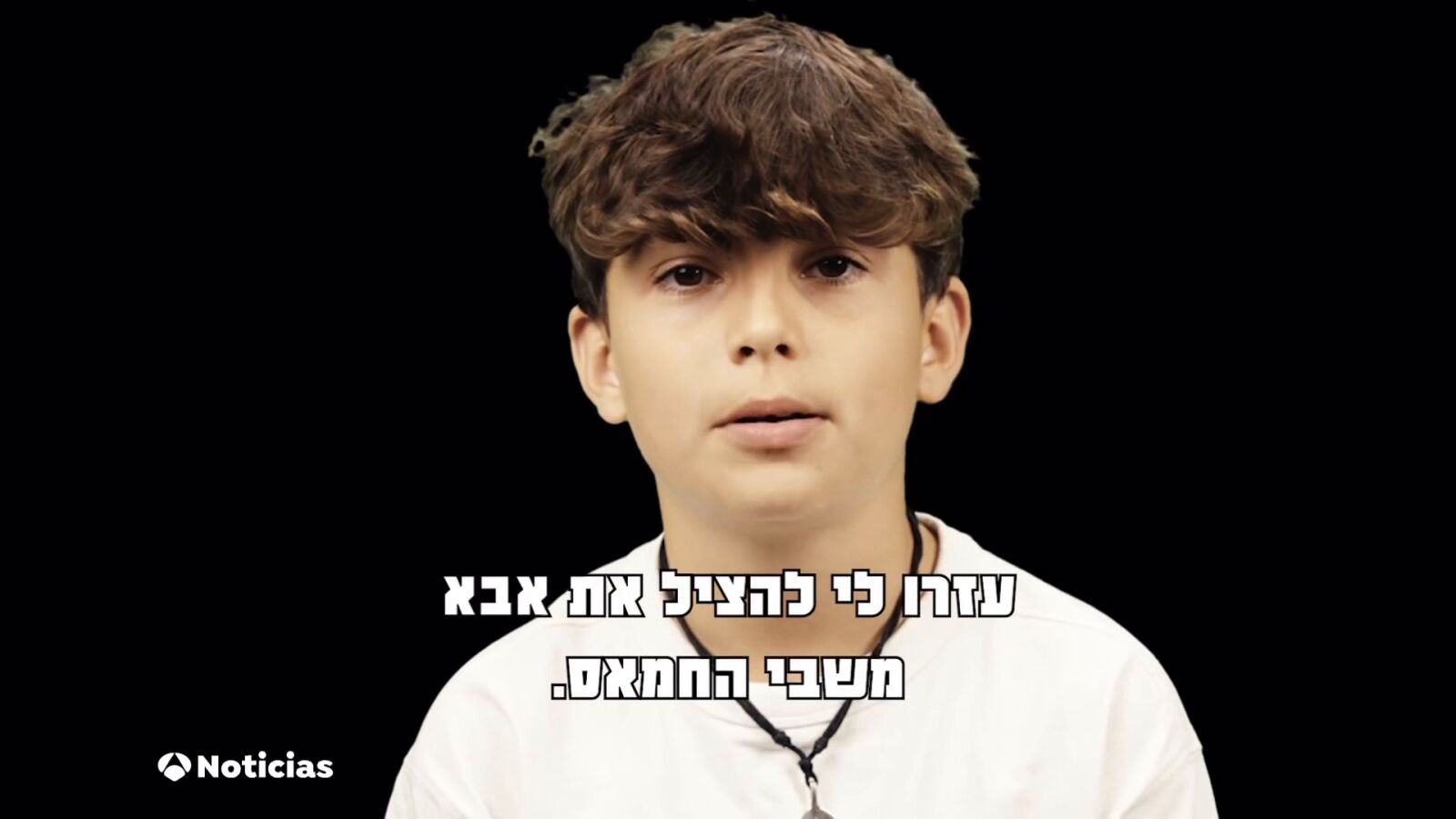 VIDEO | Un niño israelí pide la liberación de su padre: 